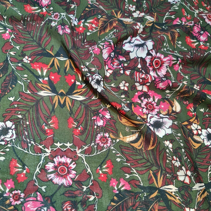 Floral, Polka, Animal & Paisley Printed Fabric – 58" Wide Georgette, Chiffon & Crepe Dress Material