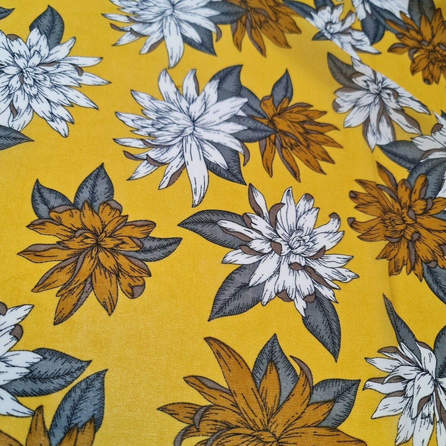 Floral, Polka, Animal & Paisley Printed Fabric – 58" Wide Georgette, Chiffon & Crepe Dress Material