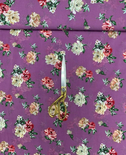 Floral, Polka, Animal & Paisley Printed Fabric – 58" Wide Georgette, Chiffon & Crepe Dress Material