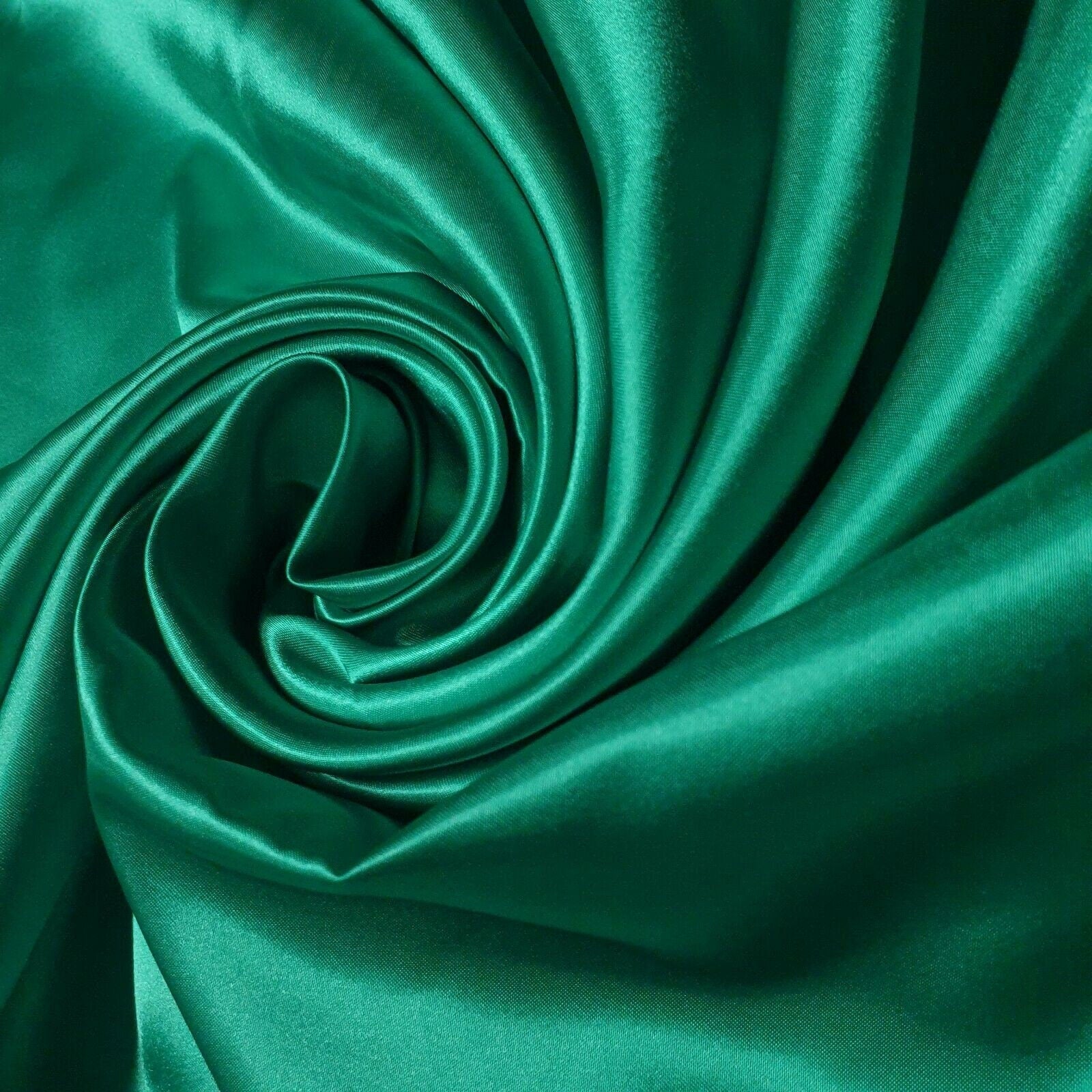 Luxury Poly Silk Satin Fabric – 58” Wide | Smooth, Shiny, Plain Material for Dressmaking, Crafts & Weddings – Sold by the Metre (EPR)