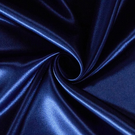 Luxury Poly Silk Satin Fabric – 58” Wide | Smooth, Shiny, Plain Material for Dressmaking, Crafts & Weddings – Sold by the Metre (EPR)
