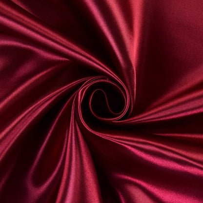 Luxury Poly Silk Satin Fabric – 58” Wide | Smooth, Shiny, Plain Material for Dressmaking, Crafts & Weddings – Sold by the Metre (EPR)