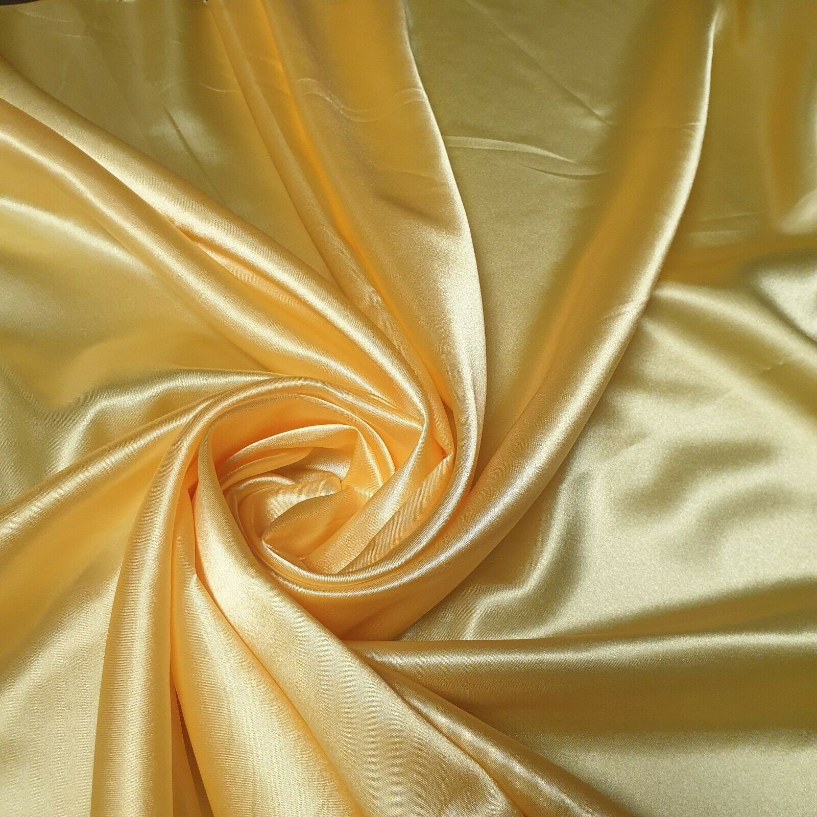 Luxury Poly Silk Satin Fabric – 58” Wide | Smooth, Shiny, Plain Material for Dressmaking, Crafts & Weddings – Sold by the Metre (EPR)