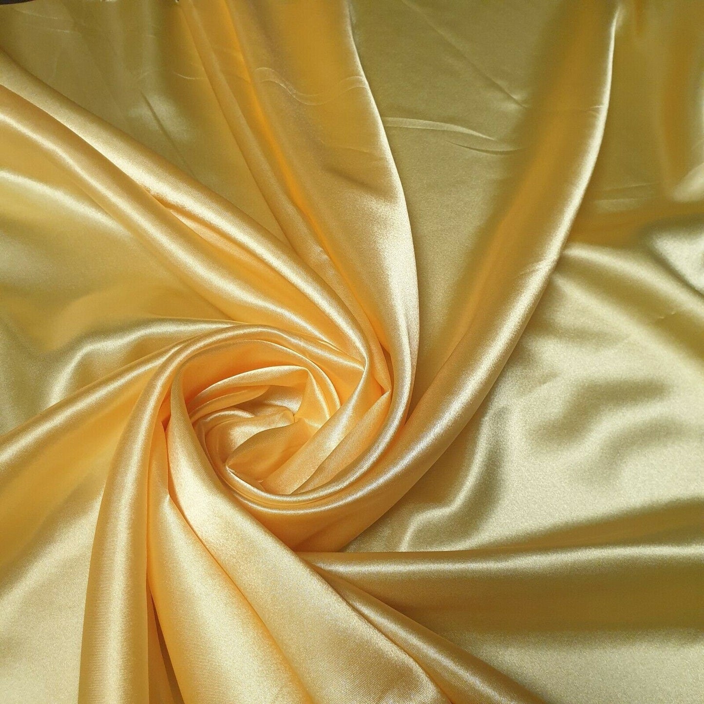 Luxury Poly Silk Satin Fabric – 58” Wide | Smooth, Shiny, Plain Material for Dressmaking, Crafts & Weddings – Sold by the Metre (EPR)