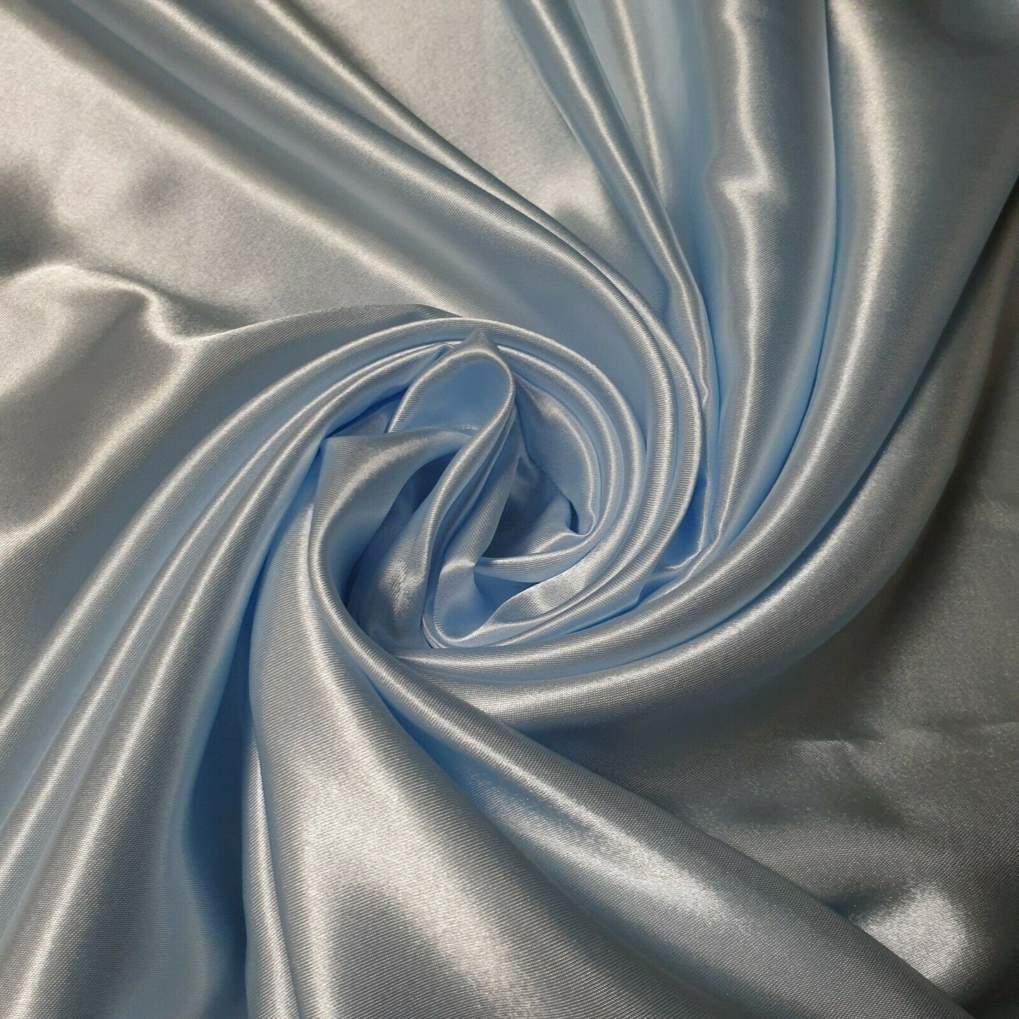 Luxury Poly Silk Satin Fabric – 58” Wide | Smooth, Shiny, Plain Material for Dressmaking, Crafts & Weddings – Sold by the Metre (EPR)