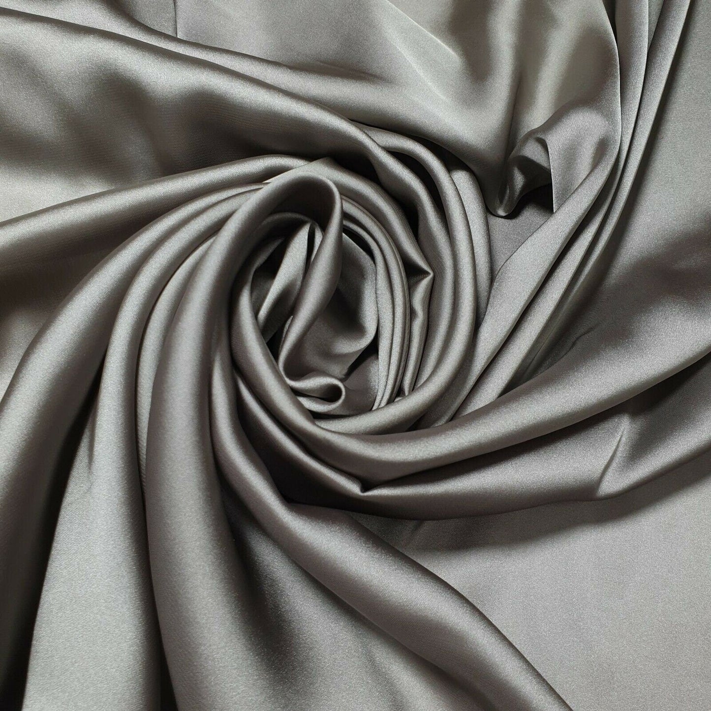 Silky Charmeuse Satin Fabric – 44" Wide Luxury Glossy Silk-Like Weave for Bridal Dress, Draping & Décor