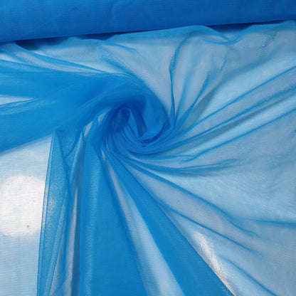 Premium Power Net Fabric – 58" Wide 2-Way Stretch Mesh Sheer Lining & Dress Material