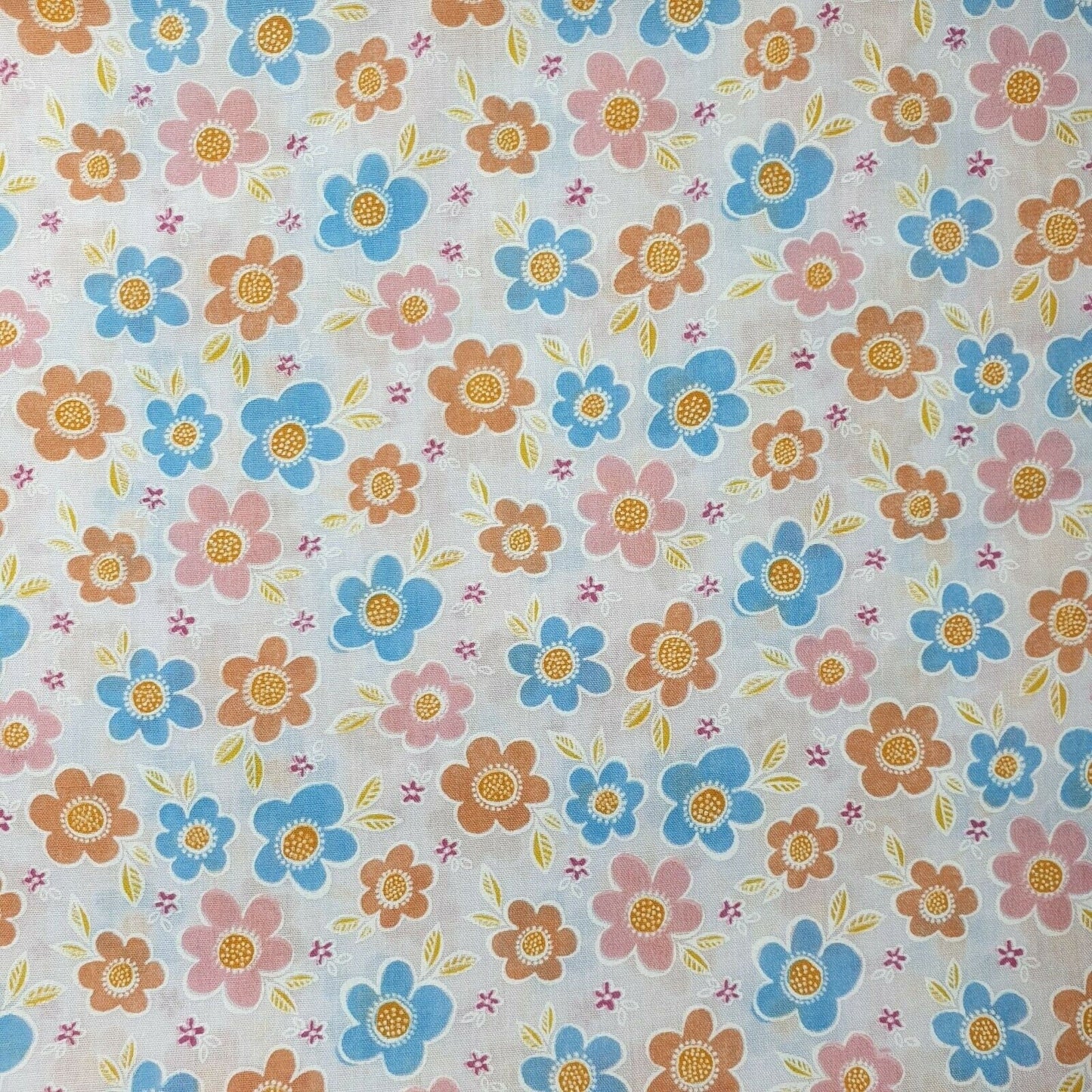Printed Polycotton Fabric – 44" Wide – Floral, Animal, Nautical, Stars, Stripes, Fruit & Seasonal Craft Material by the Metre