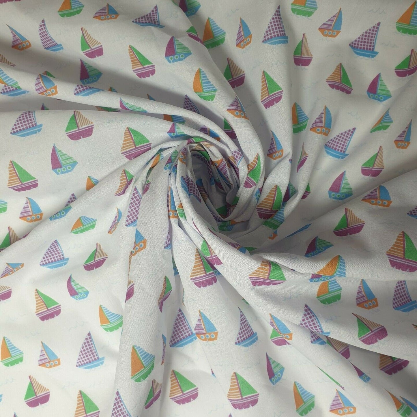 Printed Polycotton Fabric – 44" Wide – Floral, Animal, Nautical, Stars, Stripes, Fruit & Seasonal Craft Material by the Metre