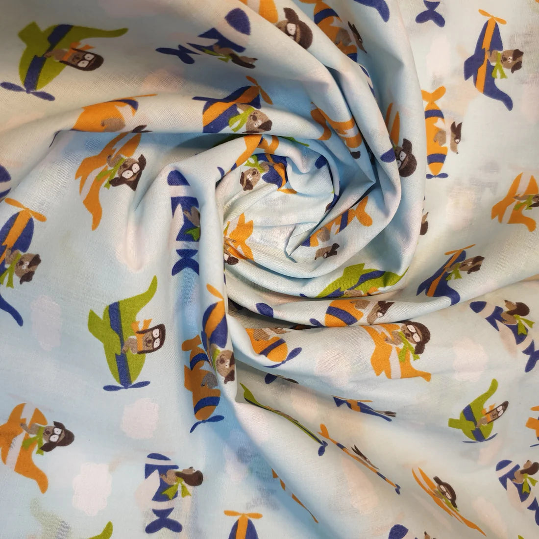 Printed Polycotton Fabric – 44" Wide – Floral, Animal, Nautical, Stars, Stripes, Fruit & Seasonal Craft Material by the Metre