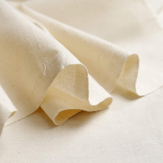 100% Cotton Calico Fabric – Natural, Medium Weight | 58” Wide | Premium Craft & Sewing Material