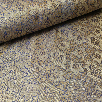 Indian Jacquard Banarasi Brocade Fabric – 44" Wide Print for Dress, Craft & Décor by the Metre