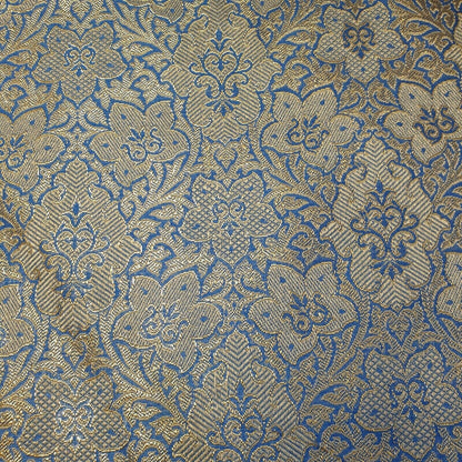 Indian Jacquard Banarasi Brocade Fabric – 44" Wide Print for Dress, Craft & Décor by the Metre