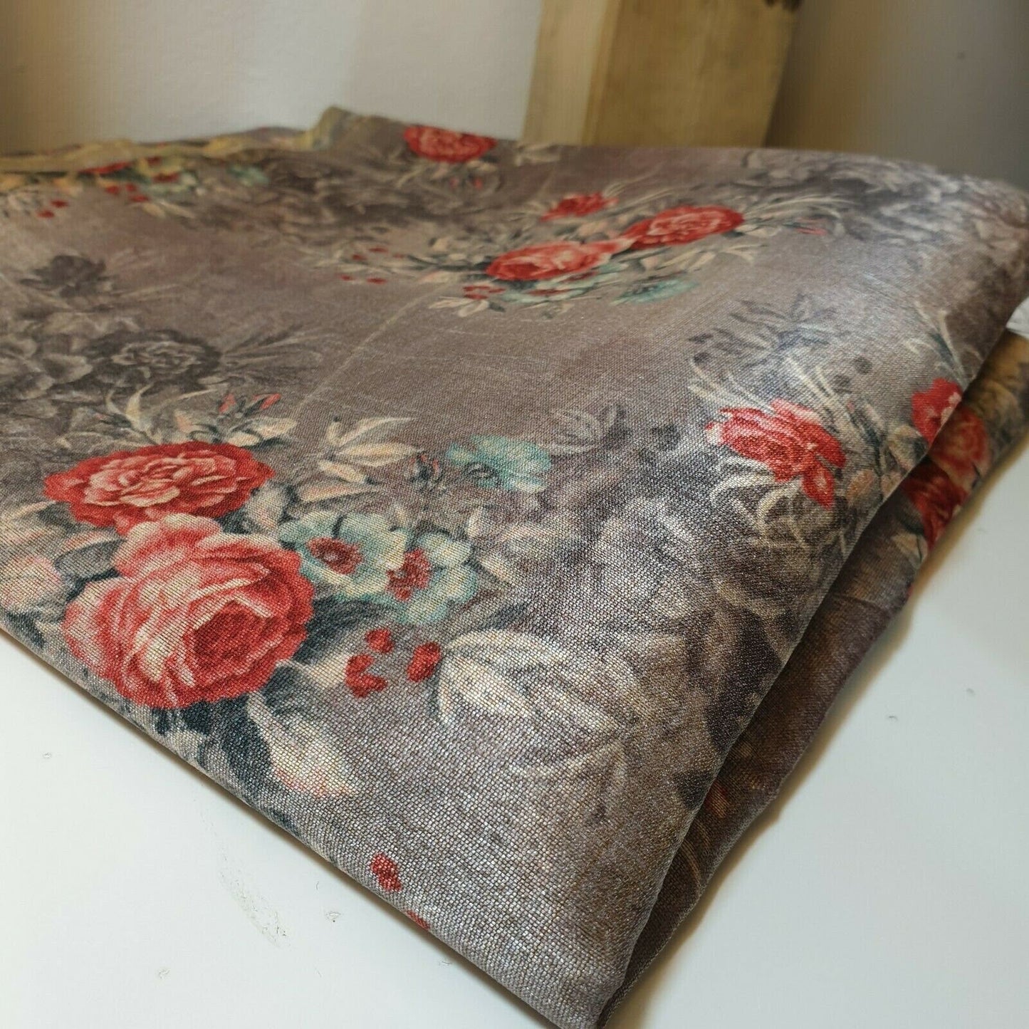 Polyester Faux Raw Silk Digital Print Fabric – 44" Wide Floral, Abstract & Frida Kahlo Inspired Dress, Craft & Quilting
