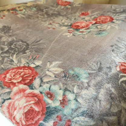 Polyester Faux Raw Silk Digital Print Fabric – 44" Wide Floral, Abstract & Frida Kahlo Inspired Dress, Craft & Quilting
