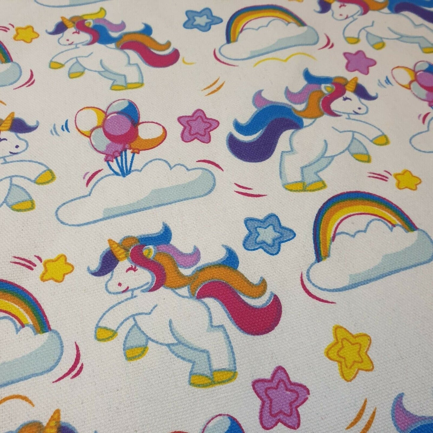 100% Cotton Printed Canvas Fabric – 58" Wide Durable Material for Crafts, Bags & Home Décor