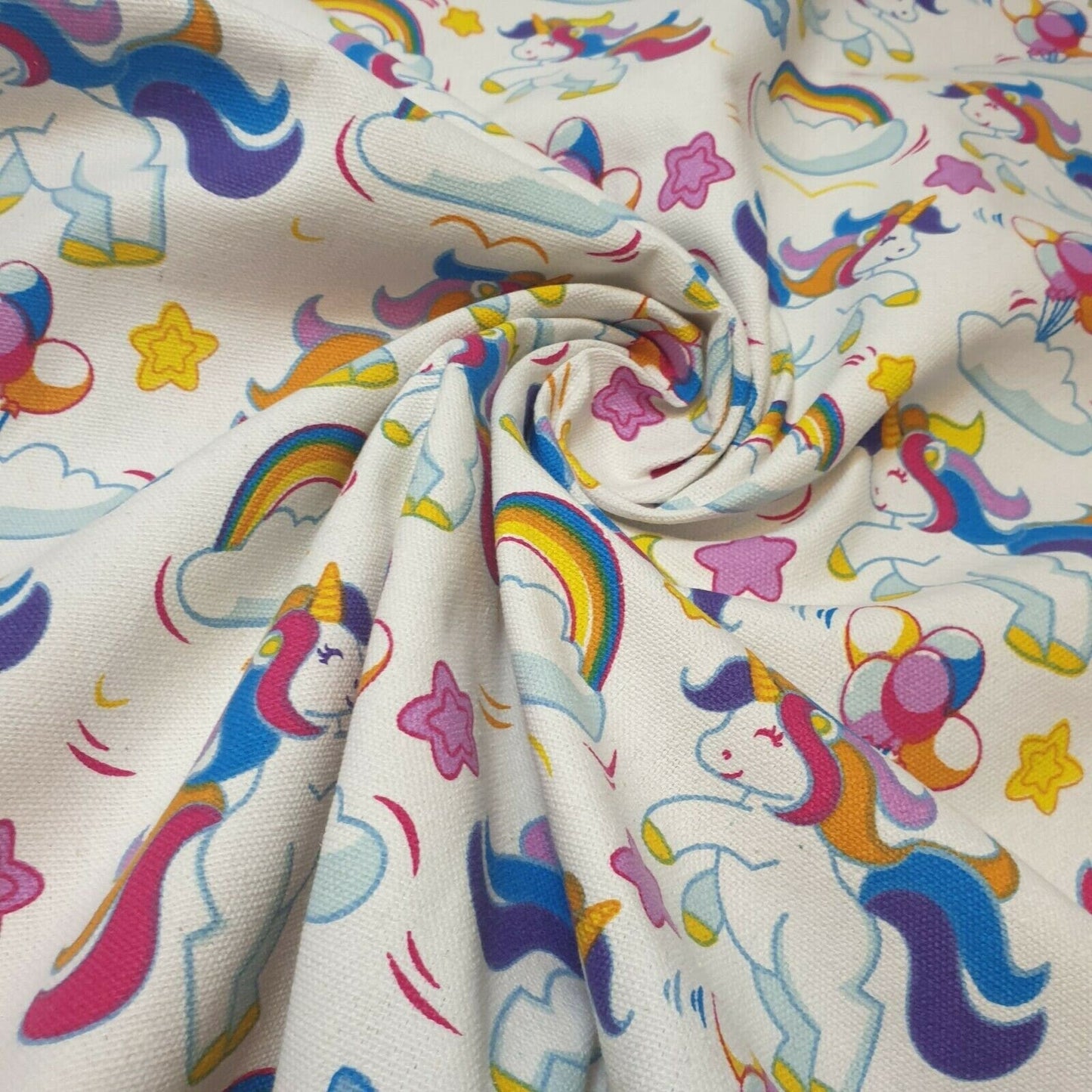 100% Cotton Printed Canvas Fabric – 58" Wide Durable Material for Crafts, Bags & Home Décor