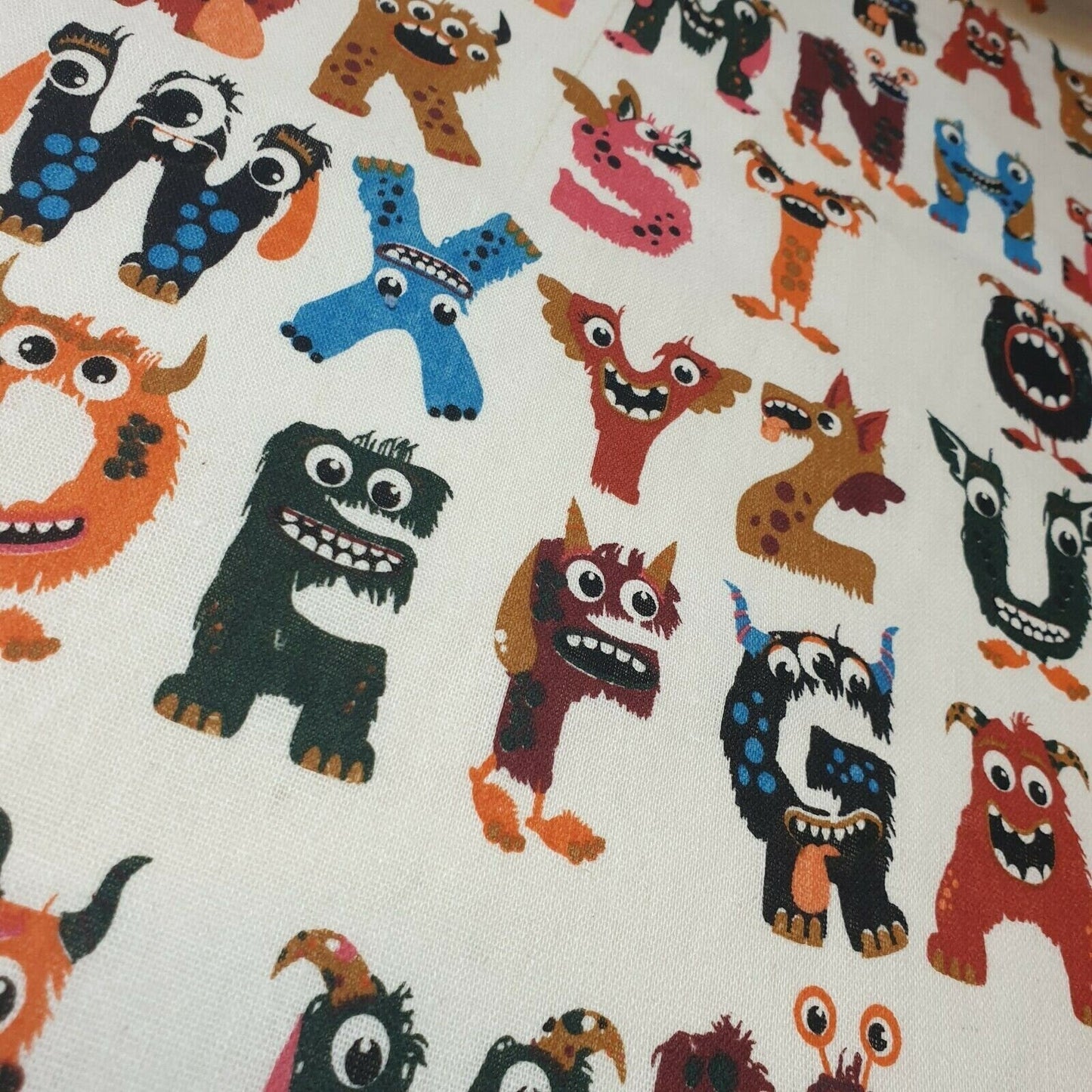 100% Cotton Printed Canvas Fabric – 58" Wide Durable Material for Crafts, Bags & Home Décor