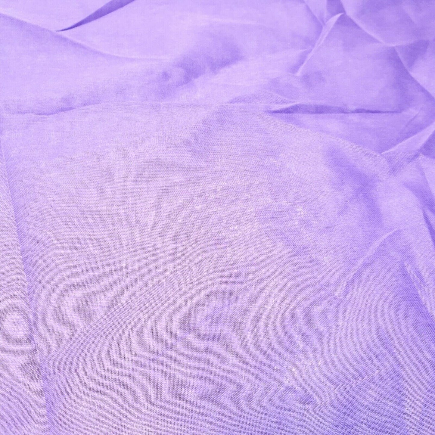 100% Cotton Voile / Rubia Cambric Mercerised Fabric – 90 cm Wide Plain Material for Dressmaking, Lining & Crafts