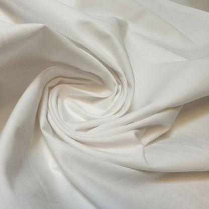 100% Cotton Cambric Poplin Fabric – Soft Egyptian Cotton, 44” Wide | Plain, Lightweight Material for Dressmaking & Crafts