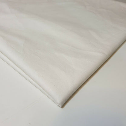 100% Cotton Cambric Poplin Fabric – Soft Egyptian Cotton, 44” Wide | Plain, Lightweight Material for Dressmaking & Crafts