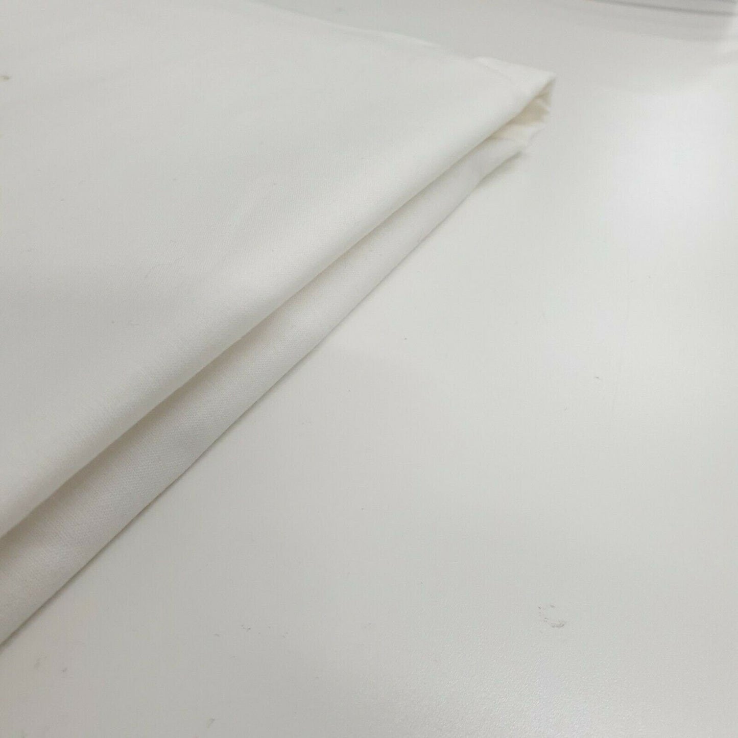 100% Cotton Cambric Poplin Fabric – Soft Egyptian Cotton, 44” Wide | Plain, Lightweight Material for Dressmaking & Crafts