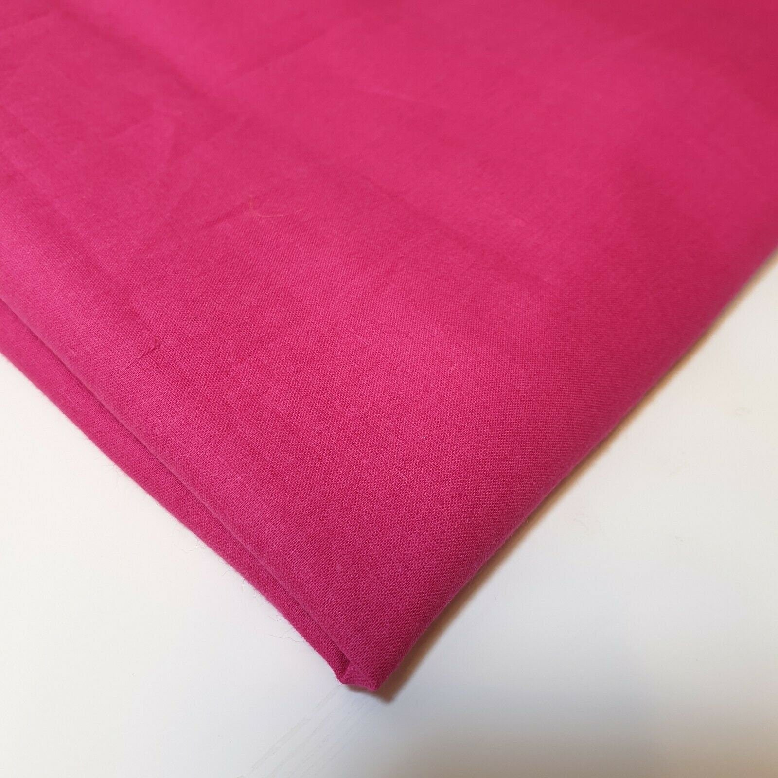 100% Cotton Cambric Poplin Fabric – Soft Egyptian Cotton, 44” Wide | Plain, Lightweight Material for Dressmaking & Crafts
