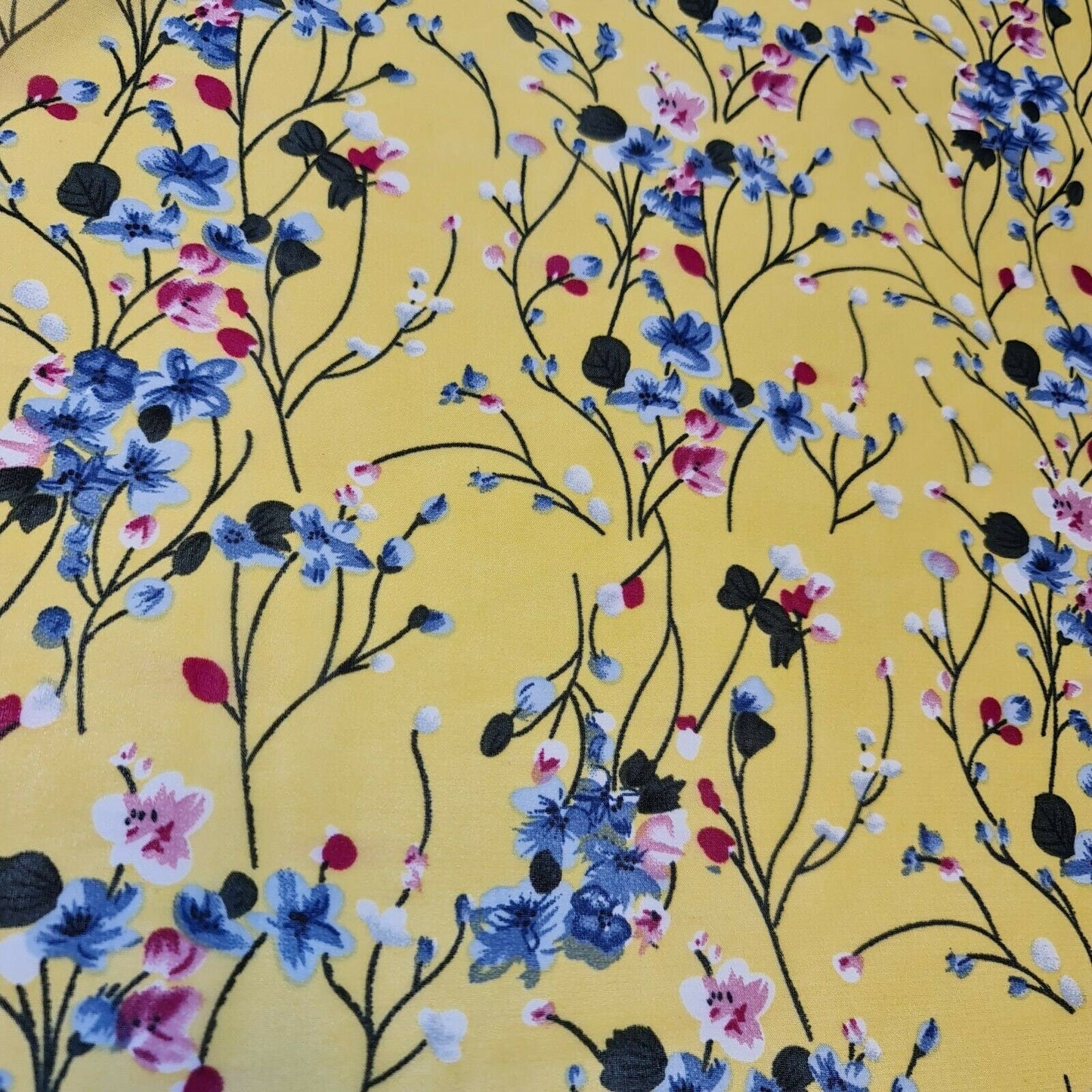 Floral, Polka, Animal & Paisley Printed Fabric – 58" Wide Georgette, Chiffon & Crepe Dress Material
