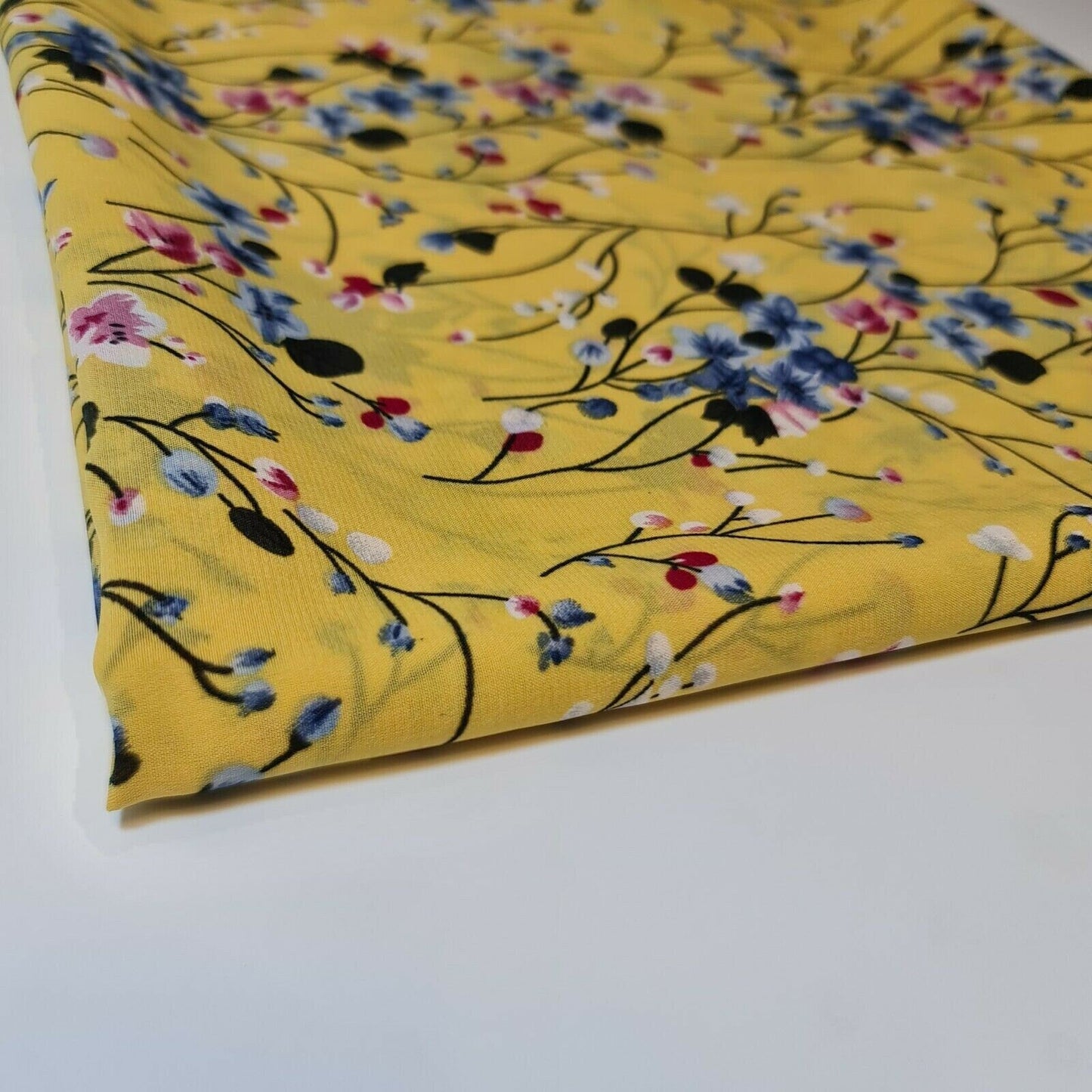 Floral, Polka, Animal & Paisley Printed Fabric – 58" Wide Georgette, Chiffon & Crepe Dress Material