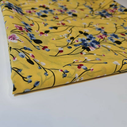 Floral, Polka, Animal & Paisley Printed Fabric – 58" Wide Georgette, Chiffon & Crepe Dress Material