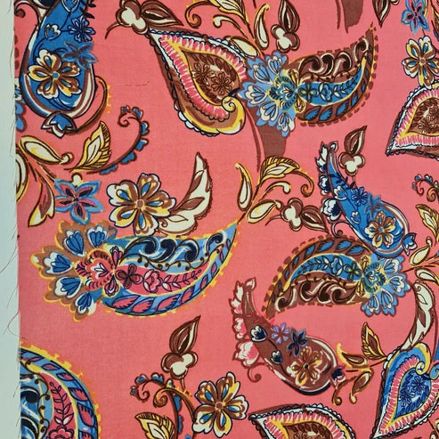 Floral, Polka, Animal & Paisley Printed Fabric – 58" Wide Georgette, Chiffon & Crepe Dress Material