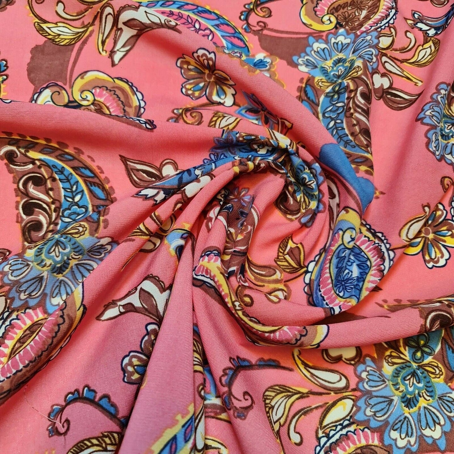 Floral, Polka, Animal & Paisley Printed Fabric – 58" Wide Georgette, Chiffon & Crepe Dress Material
