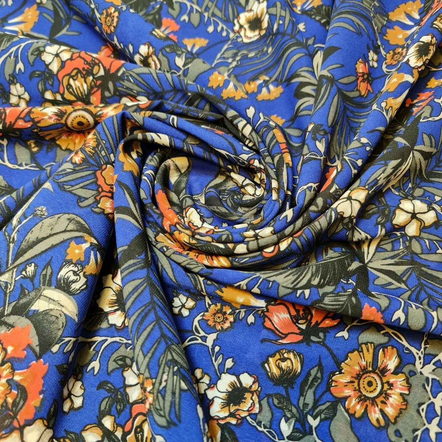 Floral, Polka, Animal & Paisley Printed Fabric – 58" Wide Georgette, Chiffon & Crepe Dress Material