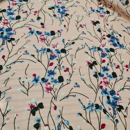 Floral, Polka, Animal & Paisley Printed Fabric – 58" Wide Georgette, Chiffon & Crepe Dress Material