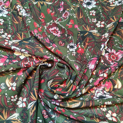 Floral, Polka, Animal & Paisley Printed Fabric – 58" Wide Georgette, Chiffon & Crepe Dress Material
