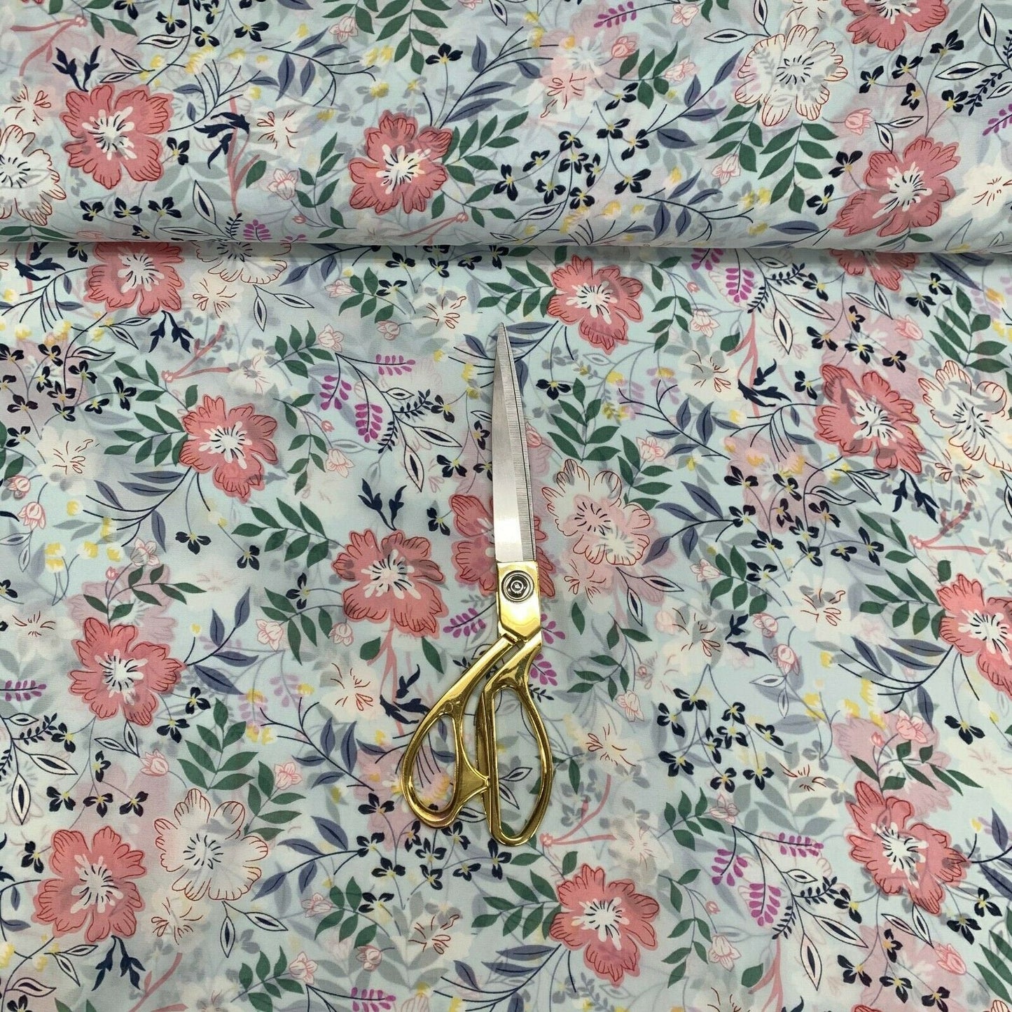 Floral, Polka, Animal & Paisley Printed Fabric – 58" Wide Georgette, Chiffon & Crepe Dress Material