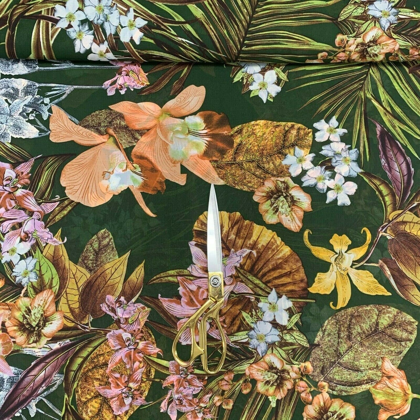 Floral, Polka, Animal & Paisley Printed Fabric – 58" Wide Georgette, Chiffon & Crepe Dress Material