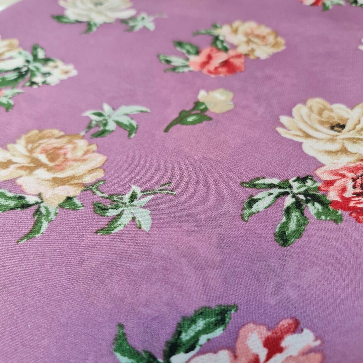 Floral, Polka, Animal & Paisley Printed Fabric – 58" Wide Georgette, Chiffon & Crepe Dress Material