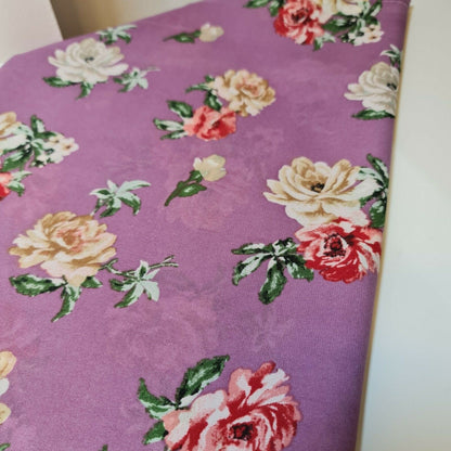 Floral, Polka, Animal & Paisley Printed Fabric – 58" Wide Georgette, Chiffon & Crepe Dress Material