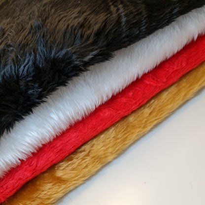Fun Faux Fur Fabric – Soft Luxury Short Pile Furry Material for Crafts, Costumes & Décor by the Metre