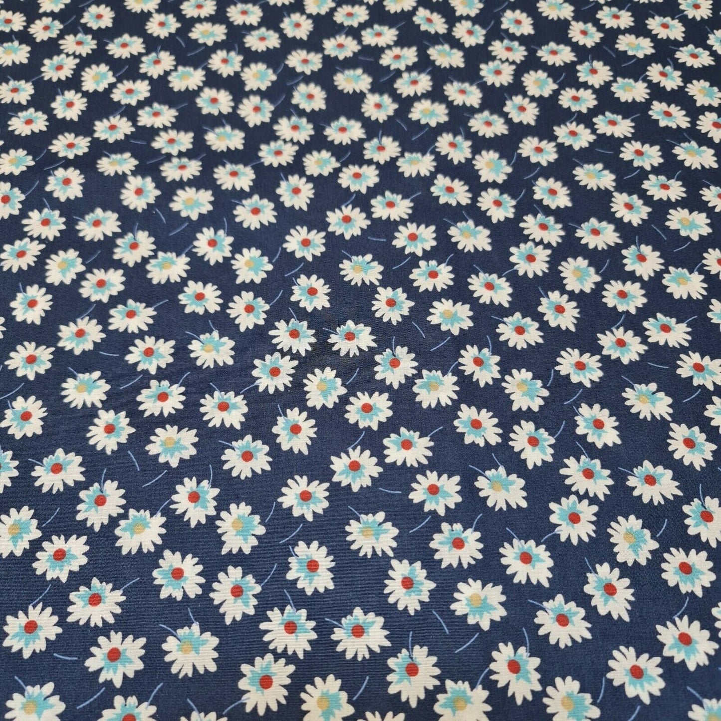 100% Cotton Poplin Floral Print Fabric – 58" Wide Soft Dressmaking, Quilting & Craft Material