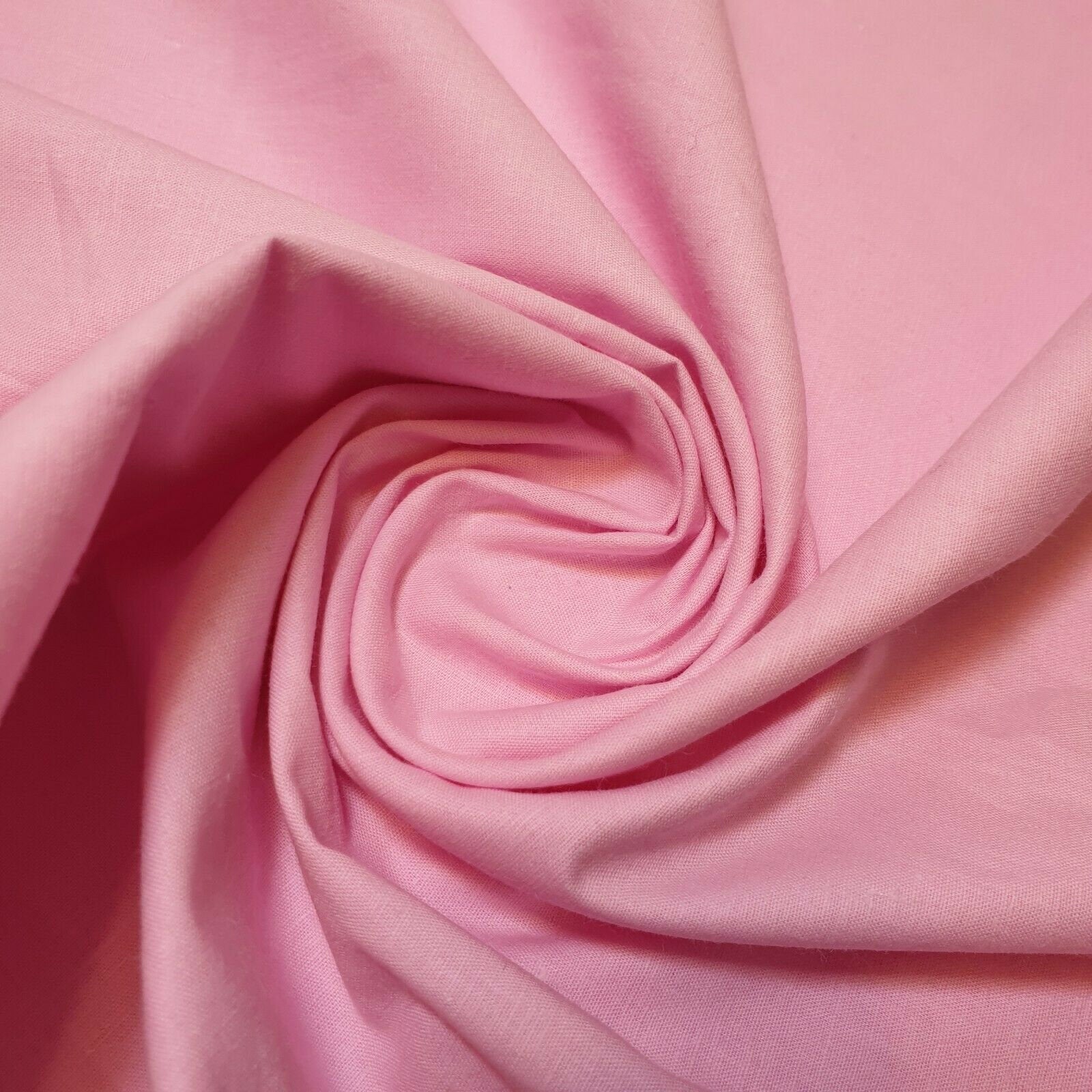 100% Cotton Cambric Poplin Fabric – Soft Egyptian Cotton, 44” Wide | Plain, Lightweight Material for Dressmaking & Crafts
