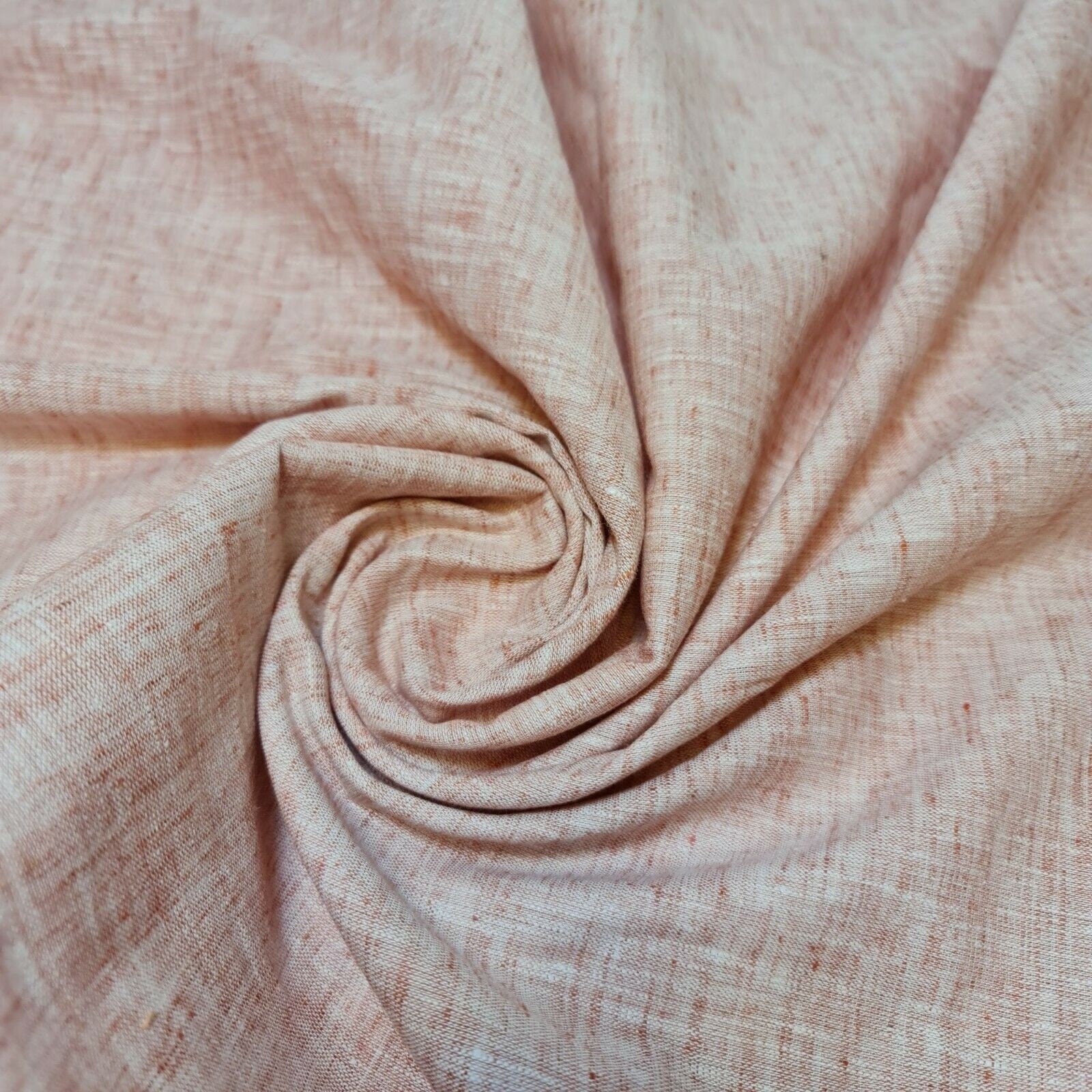Melange Linen-Look Khadi Cotton Fabric – 44