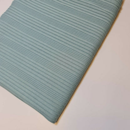 Ribbed Stretch Jersey Fabric – 58" Wide Viscose Polyester Spandex Blend – 4-Way Stretch Dress & Craft Material by the Metre