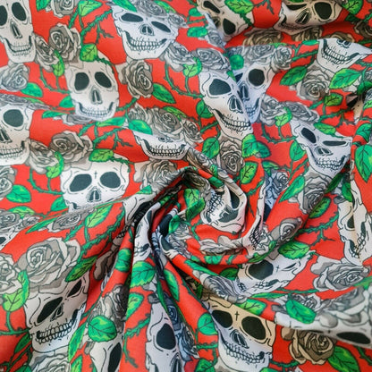 Printed Polycotton Fabric – 44" Wide – Floral, Animal, Nautical, Stars, Stripes, Fruit & Seasonal Craft Material by the Metre