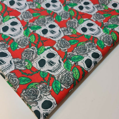Printed Polycotton Fabric – 44" Wide – Floral, Animal, Nautical, Stars, Stripes, Fruit & Seasonal Craft Material by the Metre