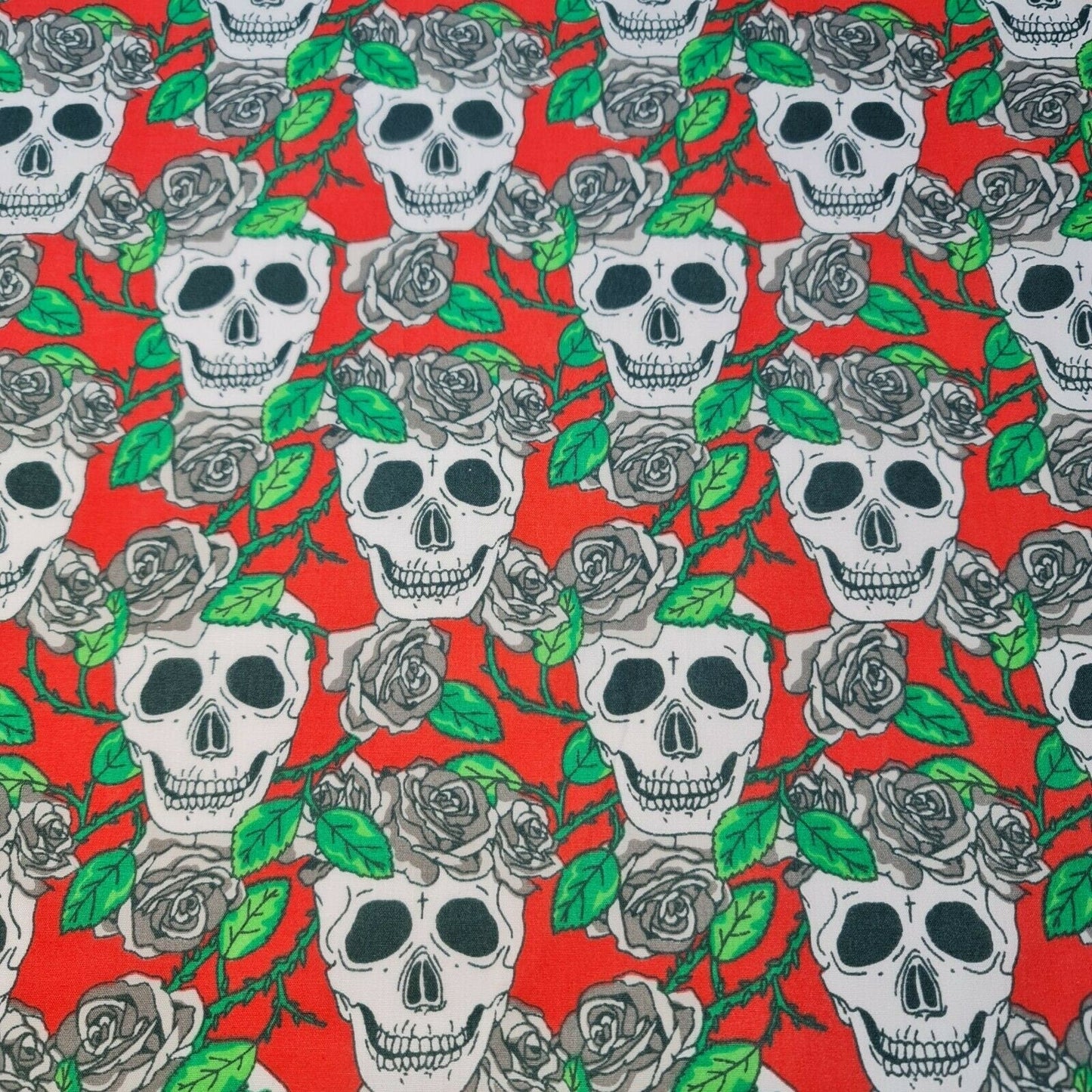 Printed Polycotton Fabric – 44" Wide – Floral, Animal, Nautical, Stars, Stripes, Fruit & Seasonal Craft Material by the Metre