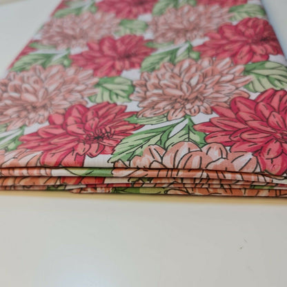 Printed Polycotton Fabric – 44" Wide – Floral, Animal, Nautical, Stars, Stripes, Fruit & Seasonal Craft Material by the Metre