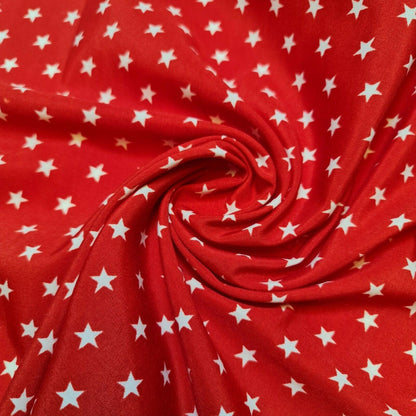 Printed Polycotton Fabric – 44" Wide – Floral, Animal, Nautical, Stars, Stripes, Fruit & Seasonal Craft Material by the Metre