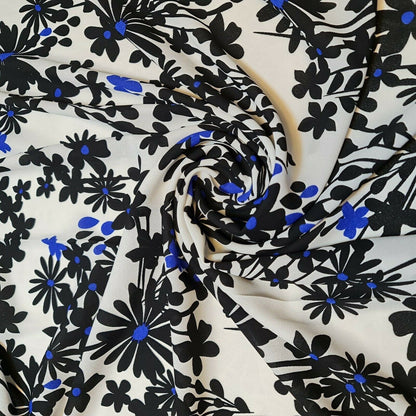 Floral, Polka, Animal & Paisley Printed Fabric – 58" Wide Georgette, Chiffon & Crepe Dress Material